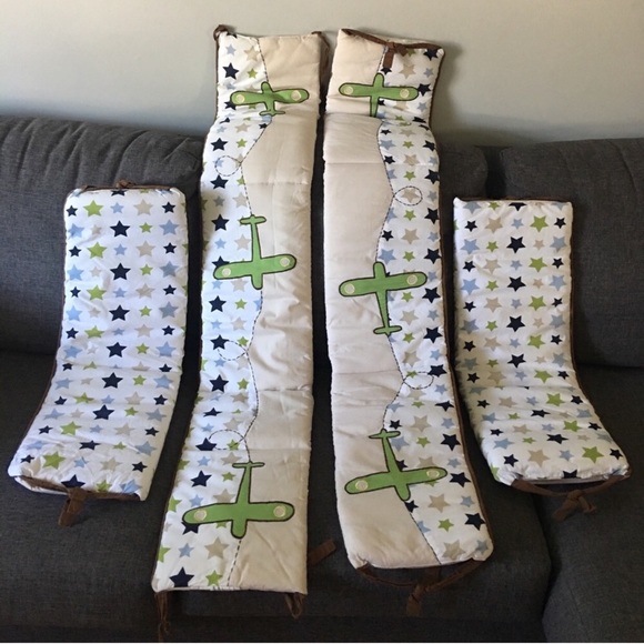 Bacati Camouflage Air 8 piece Crib Set - Picture 3 of 3